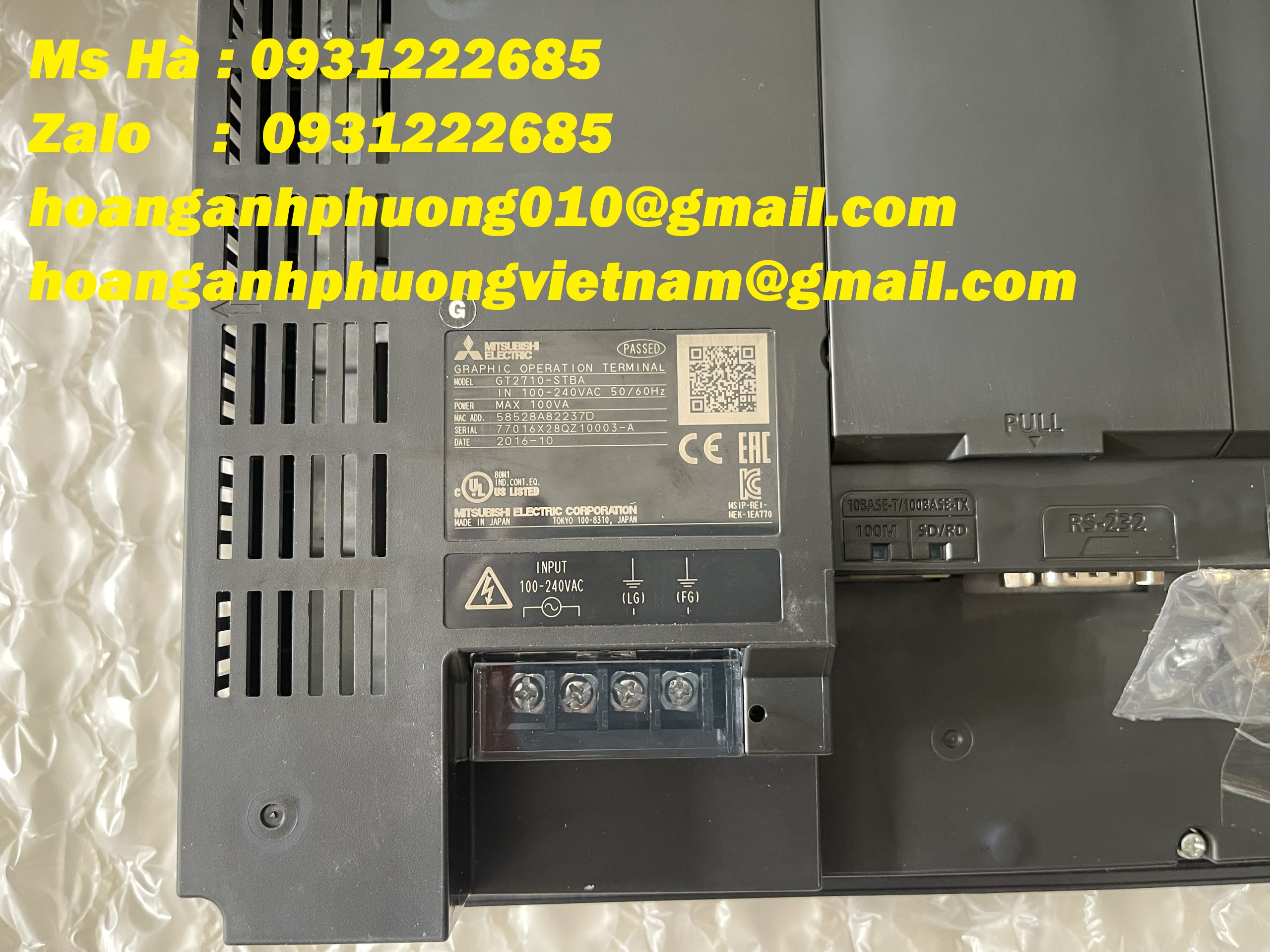 GOT2000 series mitsubishi màn hình GT2710-STBA giá cạnh tranh