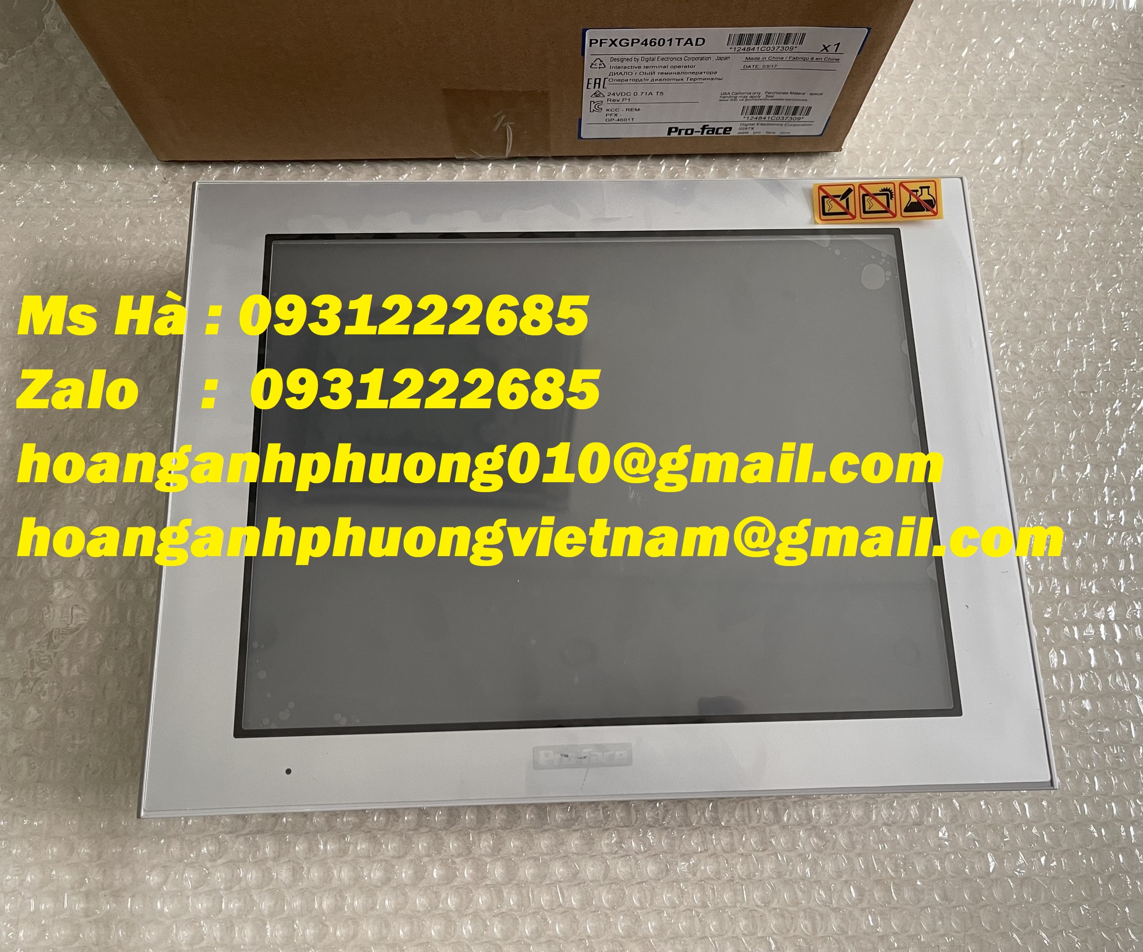 Màn hình nhập - BH 12 tháng - PFXGP4601TAD - Hoàng Anh Phương