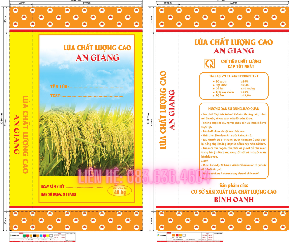 CÁCH LỰA CHỌN BAO ĐỰNG LÚA GIỐNG ĐẠT TIÊU CHUẨN - GIÁ TỐT