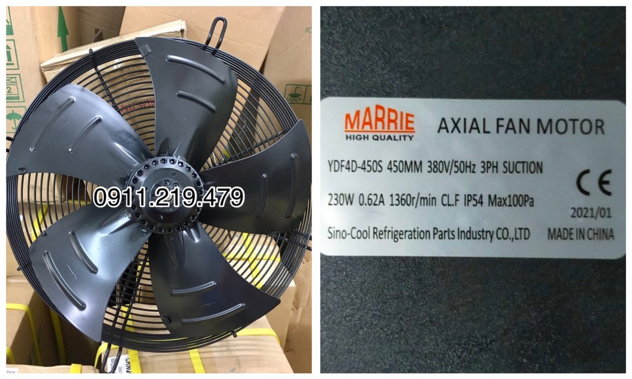 QUẠT DÀN LẠNH QUẠT DÀN NÓNG MODEL YWF4D-450S