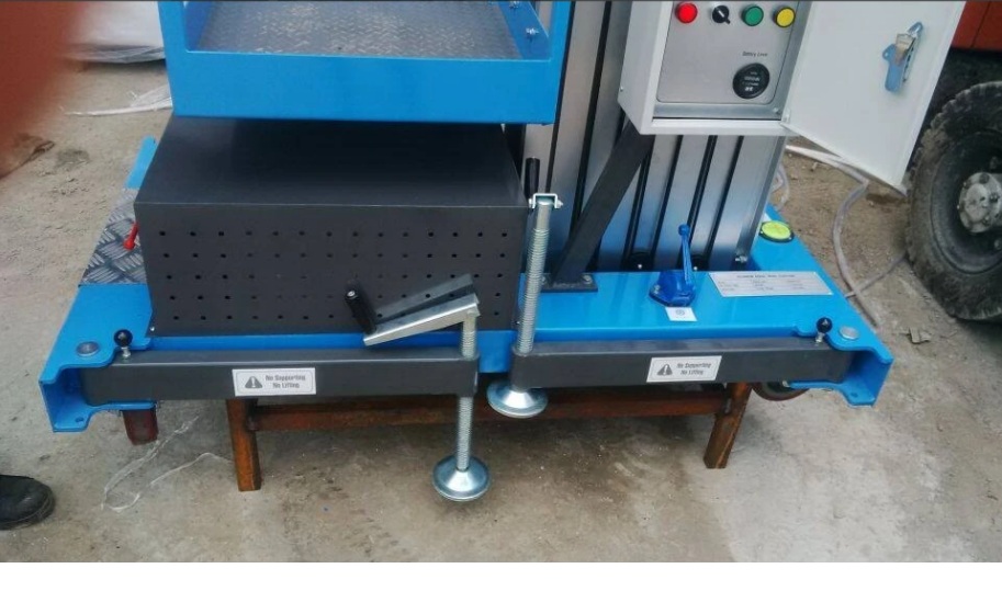 Thang nâng người, thang nâng trục rút tải 125kg, nâng cao 11m chỉ 99tr