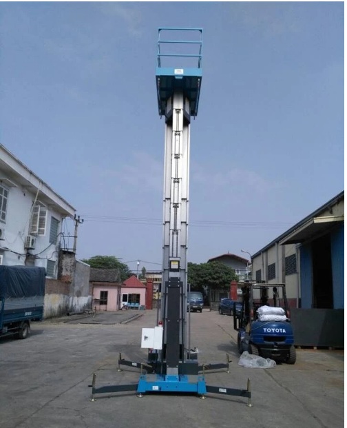 Thang nâng người, thang nâng trục rút tải 125kg, nâng cao 11m chỉ 99tr