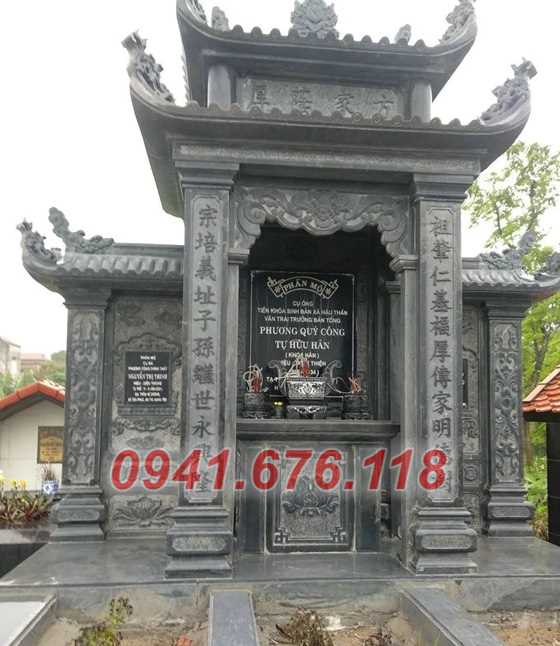 Mẫu 702 lăng mộ bằng đá bán ninh thuận nhà mồ ông bà dòng họ bố mẹ