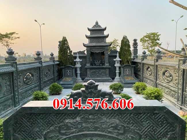 19 Hàng rào nhà mồ bằng đá khối đơn giản bán giá rẻ