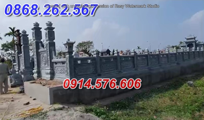 20 Hàng rào lan can bằng đá tự nhiên đẹp nhất Ninh Bình