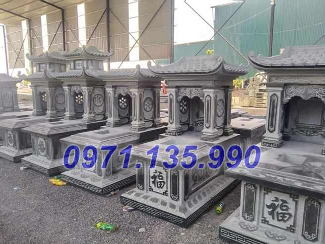 Mộ đá đôi - Mẫu mộ đôi bằng đá đơn giản đẹp bán tại Quảng Bình