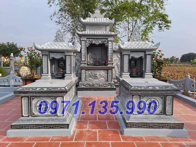 Mộ đá đôi - Mẫu mộ đôi bằng đá đơn giản đẹp bán tại Quảng Bình
