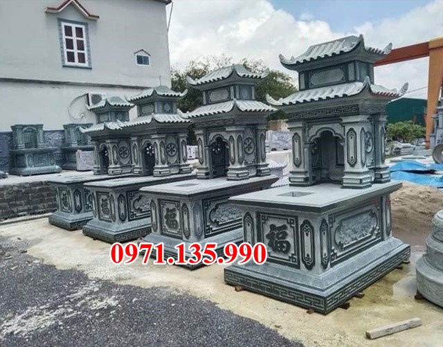 Mộ đá đôi - Mẫu mộ đôi bằng đá đơn giản đẹp bán tại Nghệ An
