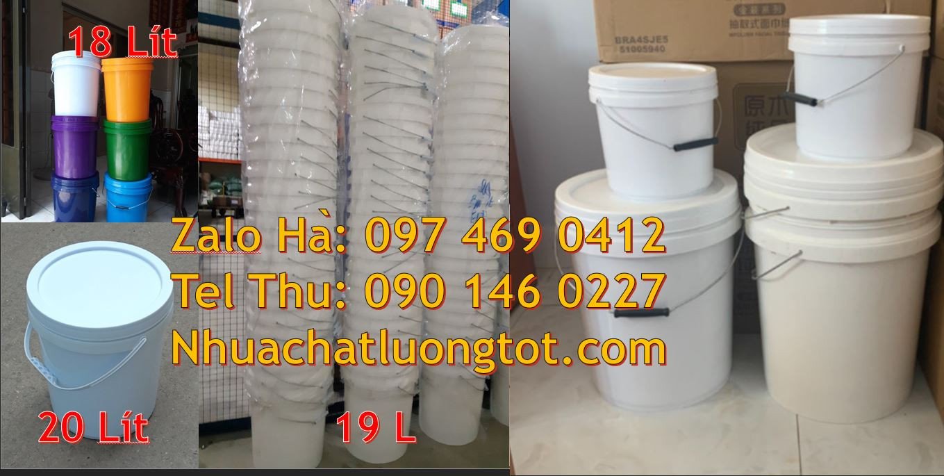 Bán vỏ thùng đựng sơn 19l,thùng đựng sơn 18l đựng hóa chất giá rẻ hcm