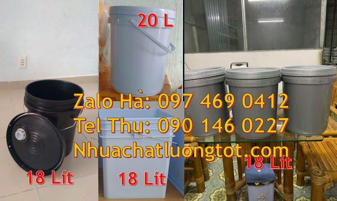 Bán vỏ thùng đựng sơn 19l,thùng đựng sơn 18l đựng hóa chất giá rẻ hcm