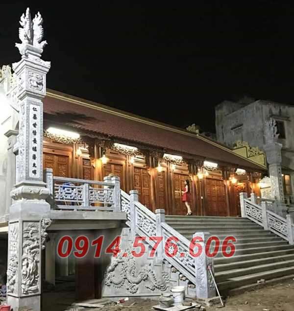 54 Hàng rào lan can bằng đá đơn giản đẹp bán Hải Phòng