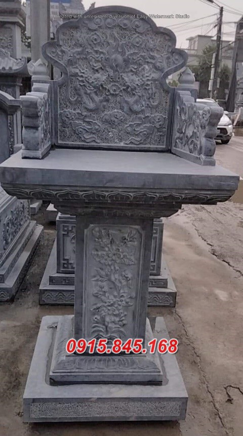 Mẫu cây hương thờ thiên địa bằng đá đẹp Tây Ninh