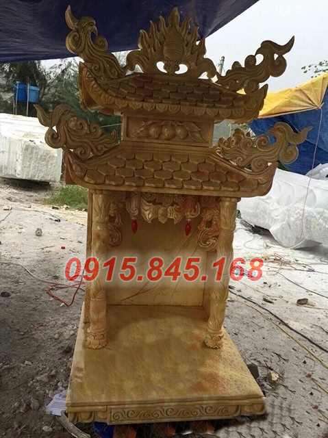 Hương án thờ thiên địa bằng đá tự nhiên đẹp Đồng Nai