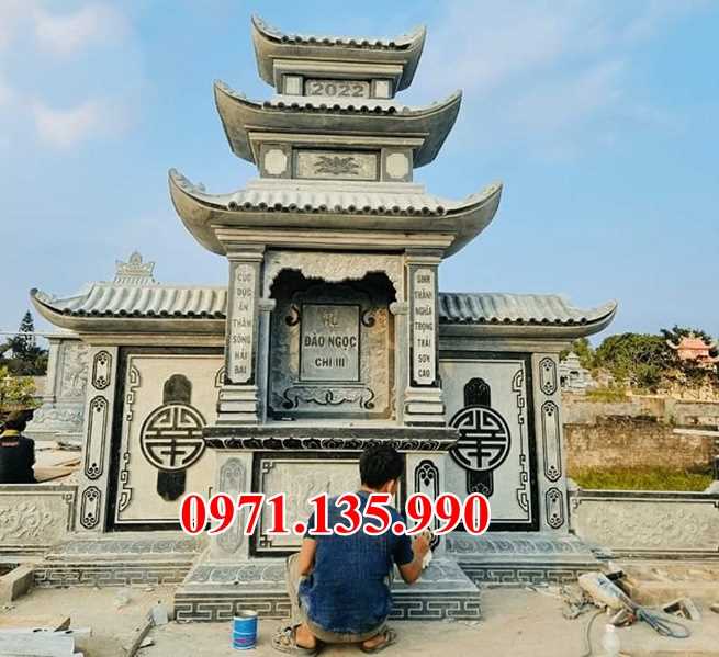 Lăng mộ đá - Mẫu lăng mộ bằng đá đơn giản đẹp bán tại Đắk Nông
