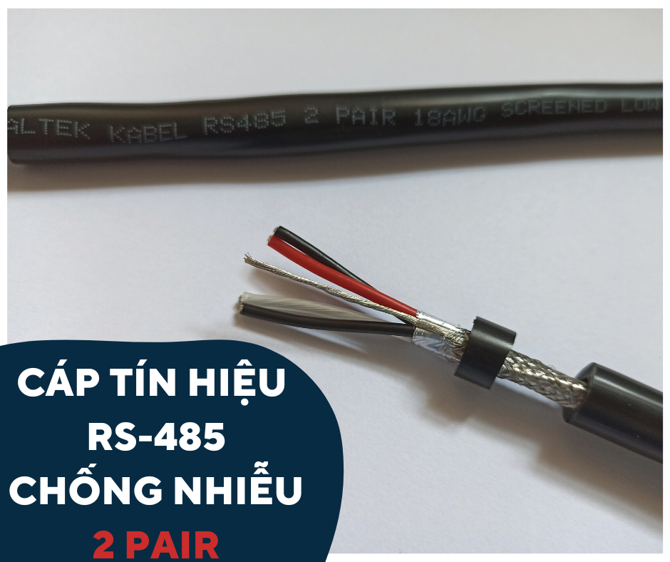Cáp điều khiển/ cáp tín hiệu chống nhiễu 18/20/22/24AWG 1PAIR