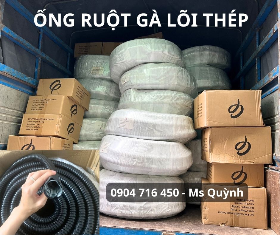 Ống sun sắt lõi thép bọc nhựa Hà Nội, Sài Gòn, Đà Nẵng