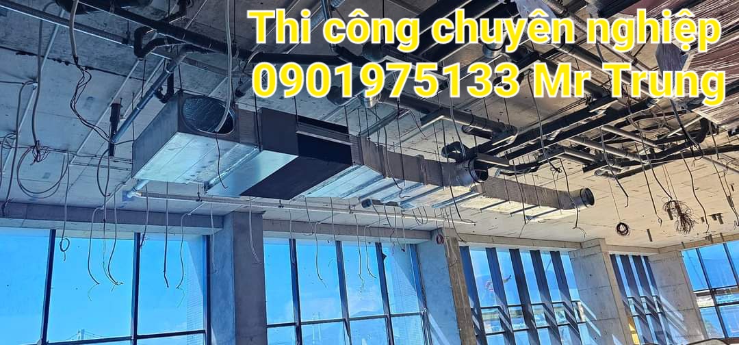 Tìm hiểu quá trình thi công lắp đặt máy lạnh giấu trần công nghiệp