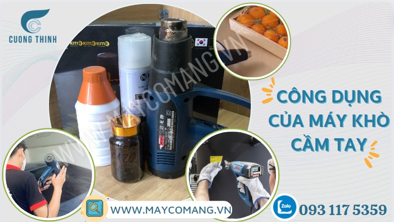 Máy khò nhiệt cầm tay Talon 2000W - Dán phim cách nhiệt, decal, POF