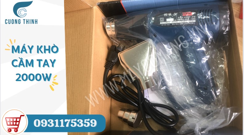 Máy khò nhiệt cầm tay Talon 2000W - Dán phim cách nhiệt, decal, POF