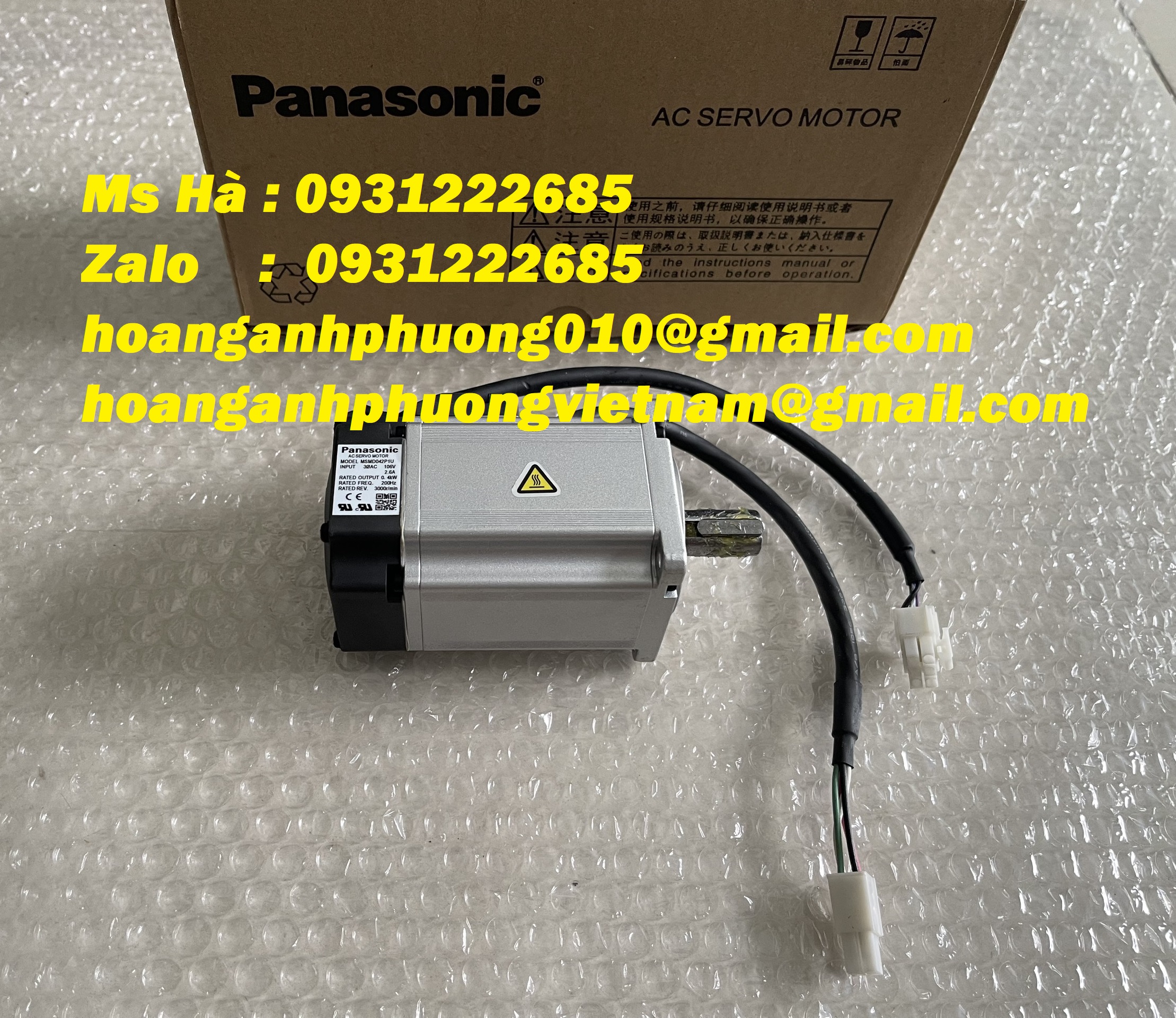 Bộ motor MSMD042P1U panasonic chính hãng 100%