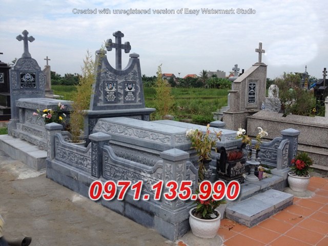 TP HCM mộ đá công giáo bán mẫu mộ công giáo bằng đá đơn giản đẹp