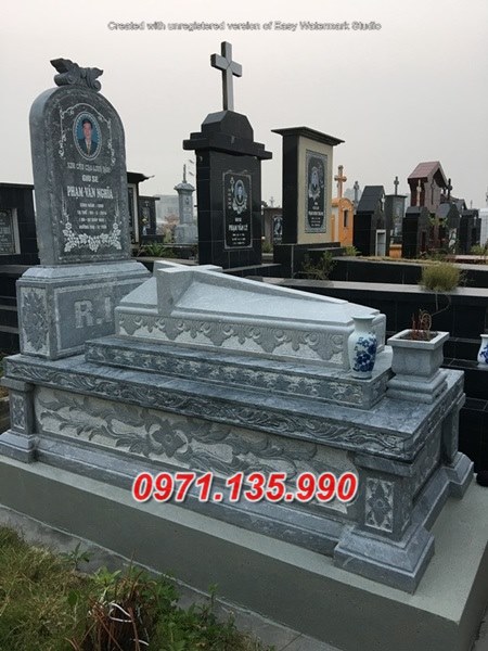 TP HCM mộ đá công giáo bán mẫu mộ công giáo bằng đá đơn giản đẹp