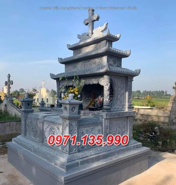 TP HCM mộ đá công giáo bán mẫu mộ công giáo bằng đá đơn giản đẹp