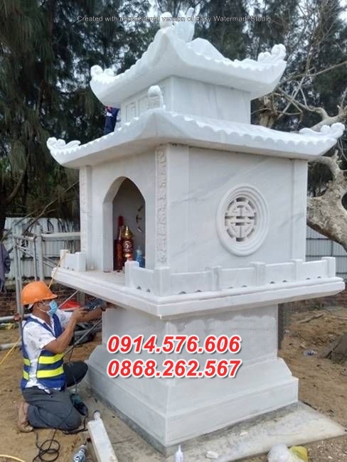 Mẫu 131 cây hương thờ bằng đá bán cần thơ am miếu sơn thần thiên địa
