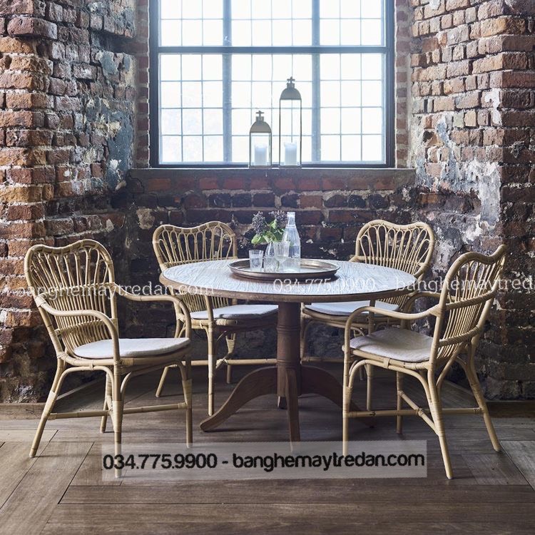 Xưởng cung cấp ghế ăn song mây tự nhiên cao cấp