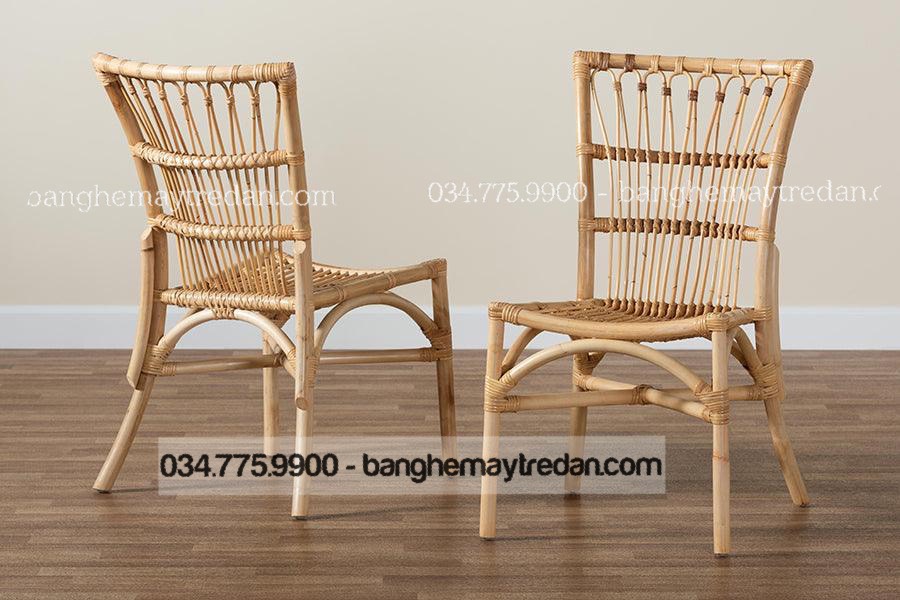 Xưởng cung cấp ghế ăn song mây tự nhiên cao cấp