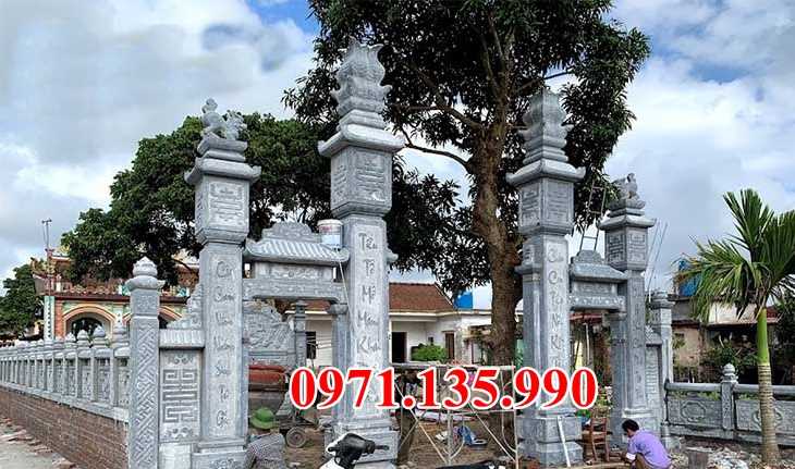 Cổng đá lăng mộ - Mẫu cổng bằng đá tự nhiên đẹp bán tại Ninh Thuận