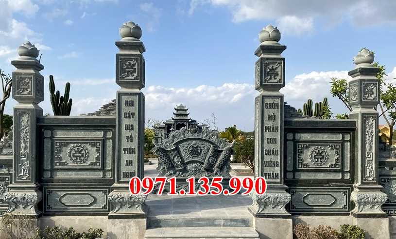 Cổng đá lăng mộ - Mẫu cổng bằng đá tự nhiên đẹp bán tại Ninh Thuận