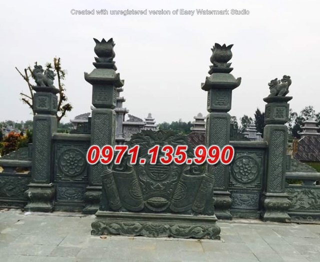 Cổng đá lăng mộ - Mẫu cổng bằng đá tự nhiên đẹp bán tại Ninh Thuận