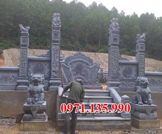 Cổng đá lăng mộ - Mẫu cổng bằng đá tự nhiên đẹp bán tại Ninh Thuận
