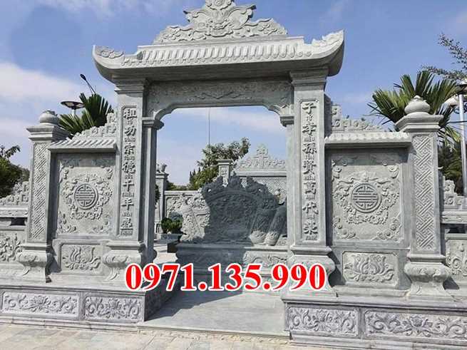 Cổng đá lăng mộ - Mẫu cổng bằng đá tự nhiên đẹp bán tại Ninh Thuận