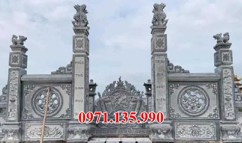 Cổng đá lăng mộ - Mẫu cổng bằng đá tự nhiên đẹp bán tại Ninh Thuận