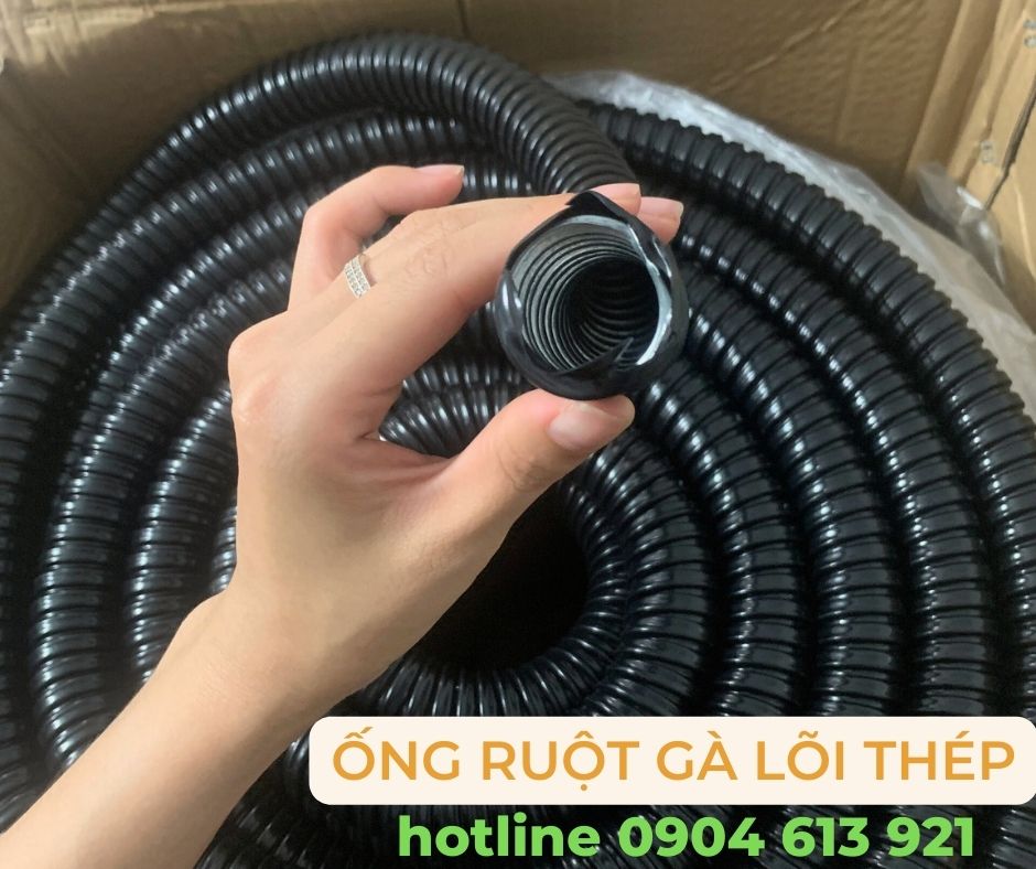 Ống ruột gà lõi thép/ ống kẽm đàn hồi D16 D20 D25 D32