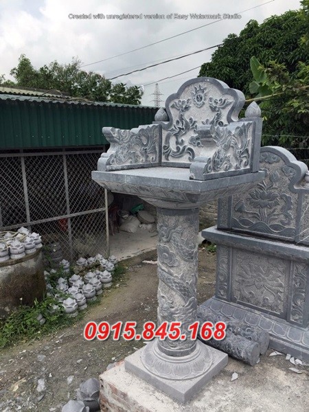 234 quảng nam ban bàn thờ đá thờ bán trung thiên ông địa am miếu