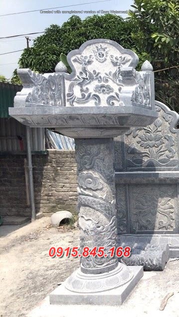 234 quảng nam ban bàn thờ đá thờ bán trung thiên ông địa am miếu