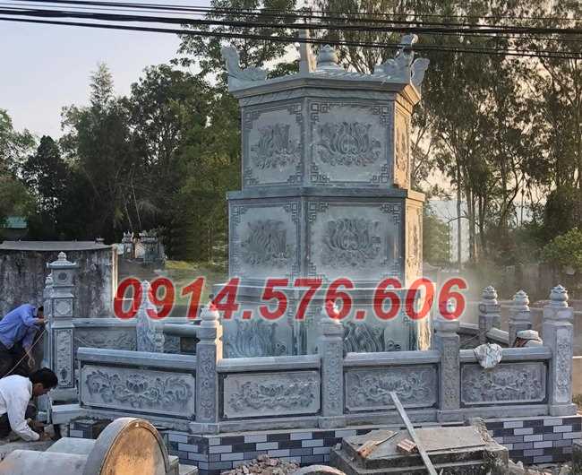 24+ Bảo tháp mộ sư bằng đá khối tự nhiên đẹp Thái Bình