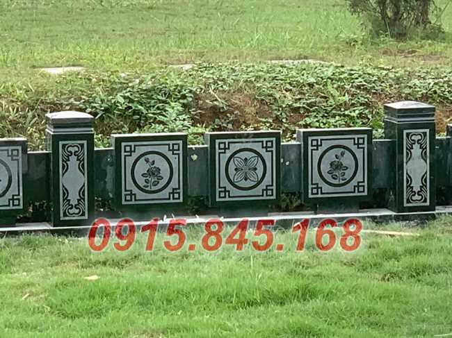 53 Hàng rào nhà mồ đá khối đơn giản đẹp bán hải dương