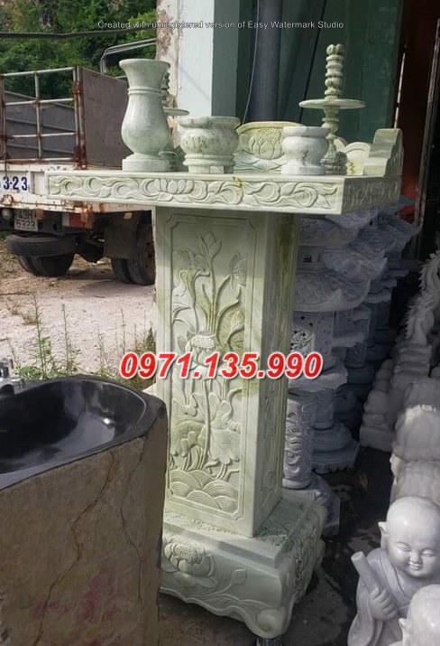 Bàn thờ thiên đá đẹp - Mẫu bàn thờ thiên bằng đá đẹp bán Bình Thuận