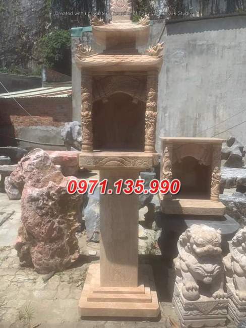 Bàn thờ thiên đá đẹp - Mẫu bàn thờ thiên bằng đá đẹp bán Bình Thuận