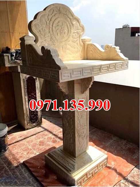 Bàn thờ thiên đá - Mẫu bàn thờ thiên bằng đá xanh đẹp bán Sóc Trăng