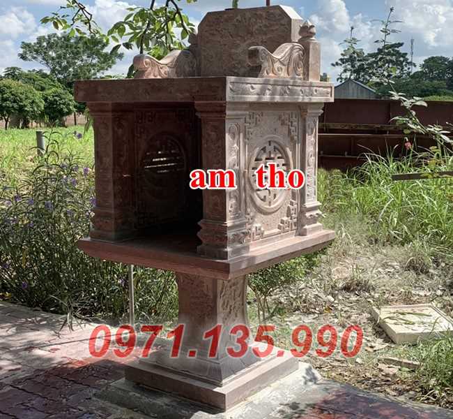 Bàn thờ thiên đá - Mẫu bàn thờ thiên bằng đá xanh đẹp bán Sóc Trăng
