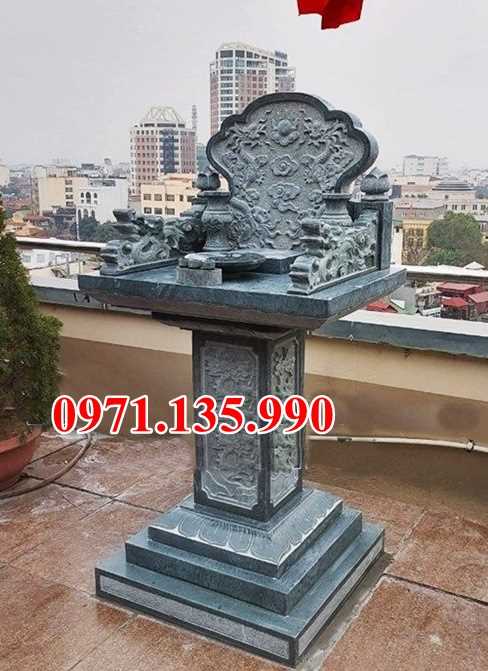 Bàn thờ thiên đá - Mẫu bàn thờ thiên bằng đá xanh đẹp bán Sóc Trăng