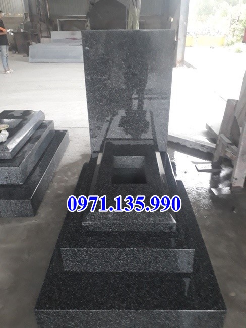 Mộ đá hoa cương - Mẫu mộ Granite bằng đá đơn giản đẹp bán Đồng Tháp