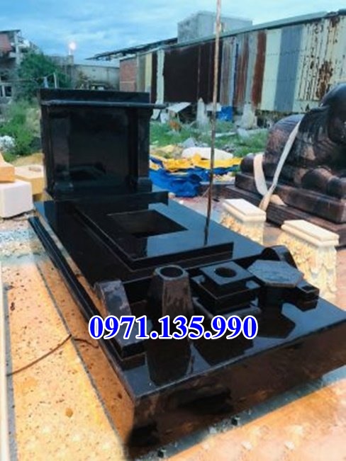 Mộ đá hoa cương - Mẫu mộ Granite bằng đá đơn giản đẹp bán Đồng Tháp