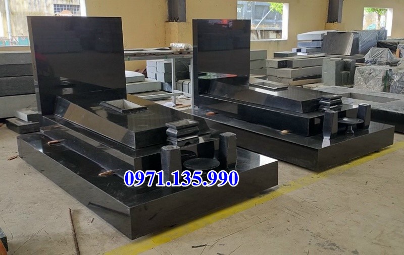 Mộ đá hoa cương - Mẫu mộ Granite bằng đá đơn giản đẹp bán Đồng Tháp