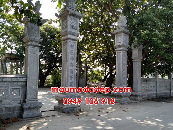 12 mẫu cổng nhà thờ họ bằng đá.